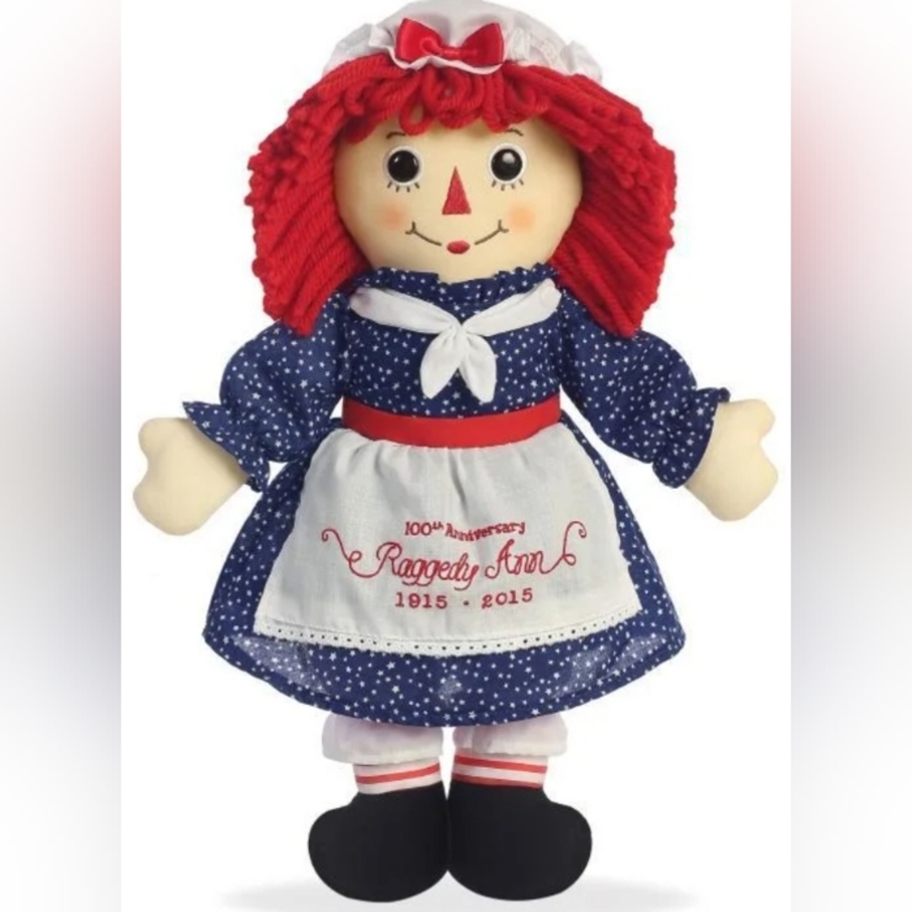 Raggedy Ann 100th Anniversary Doll - Red, White, and Blue
